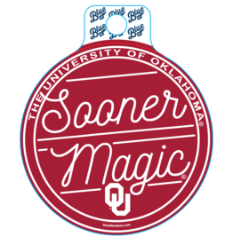 Blue 84 Blue 84 Sooner Magic Sticker