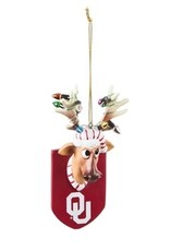 Team Sports America OU Reindeer Ornament