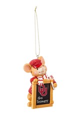 Team Sports America OU Holiday Mouse Ornament
