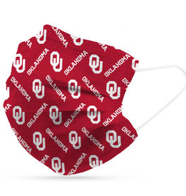 Logo OU Disposable 3-Layer Face Mask (6 pack)