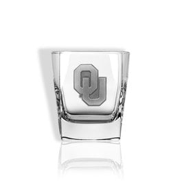 Sparta OU 10.5oz Rocks Glass w/ Pewter Emblem
