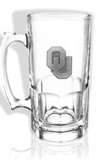 Sparta OU 1 Liter Glass Mug w/ Pewter Emblem