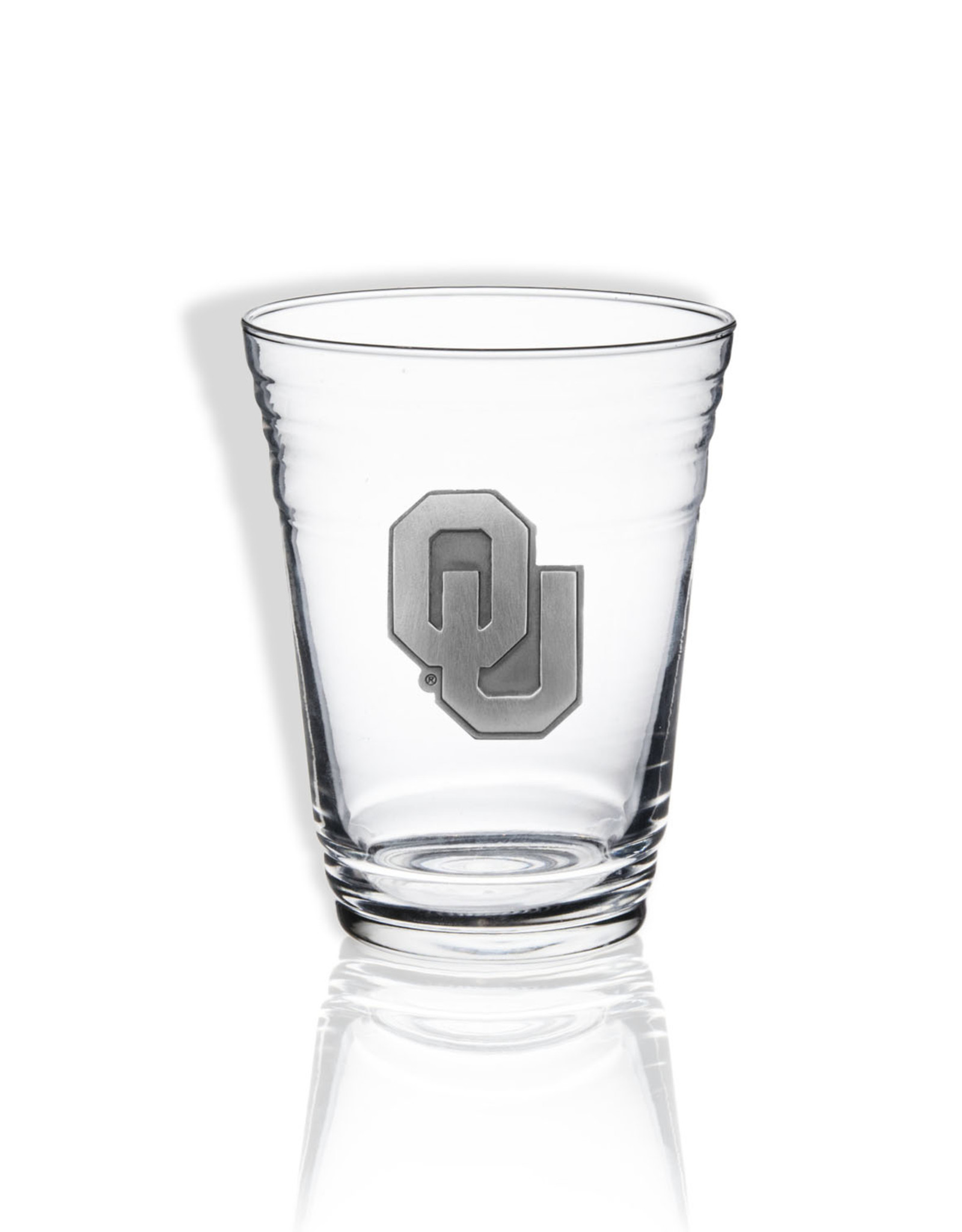 Sparta OU 16oz Party Glass w/ Pewter Emblem