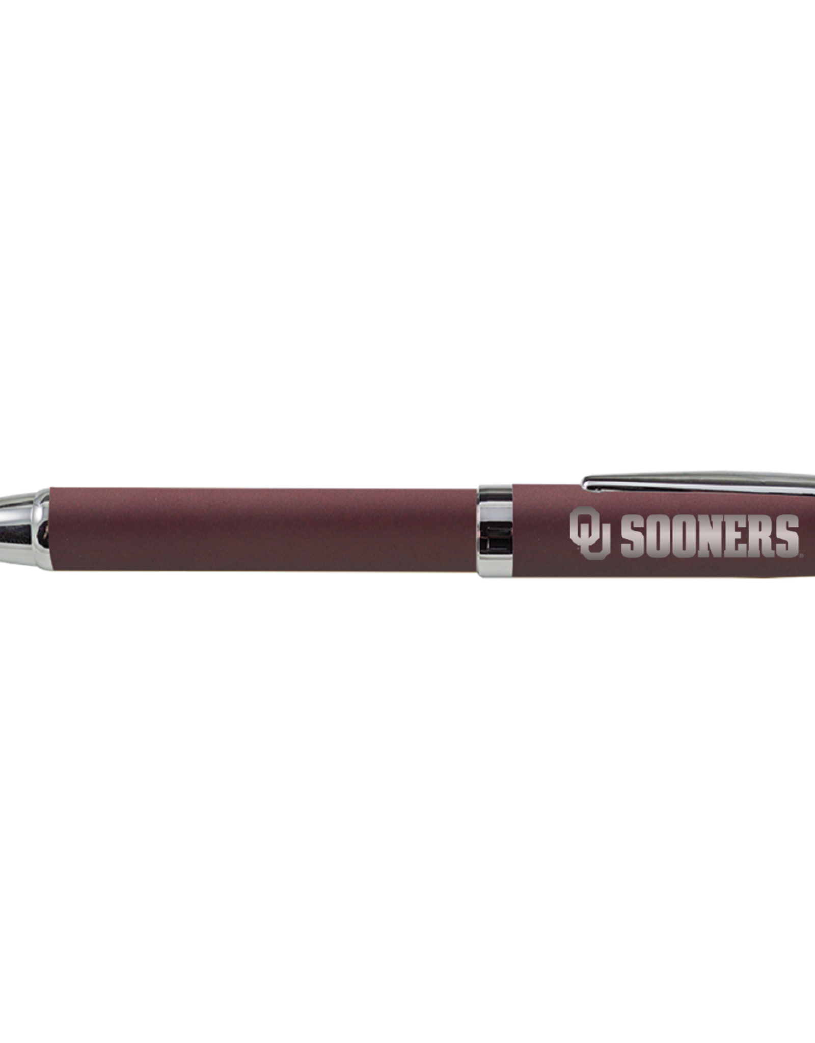 LXG LXG OU Sooners Matte Modern Ballpoint Pen-Dk Crimson