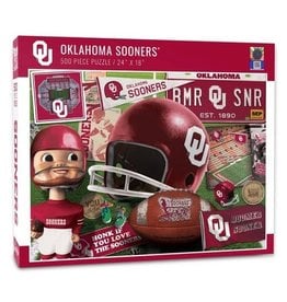You The Fan Oklahoma Sooners 24"x18" 500 Piece Retro Series Puzzle