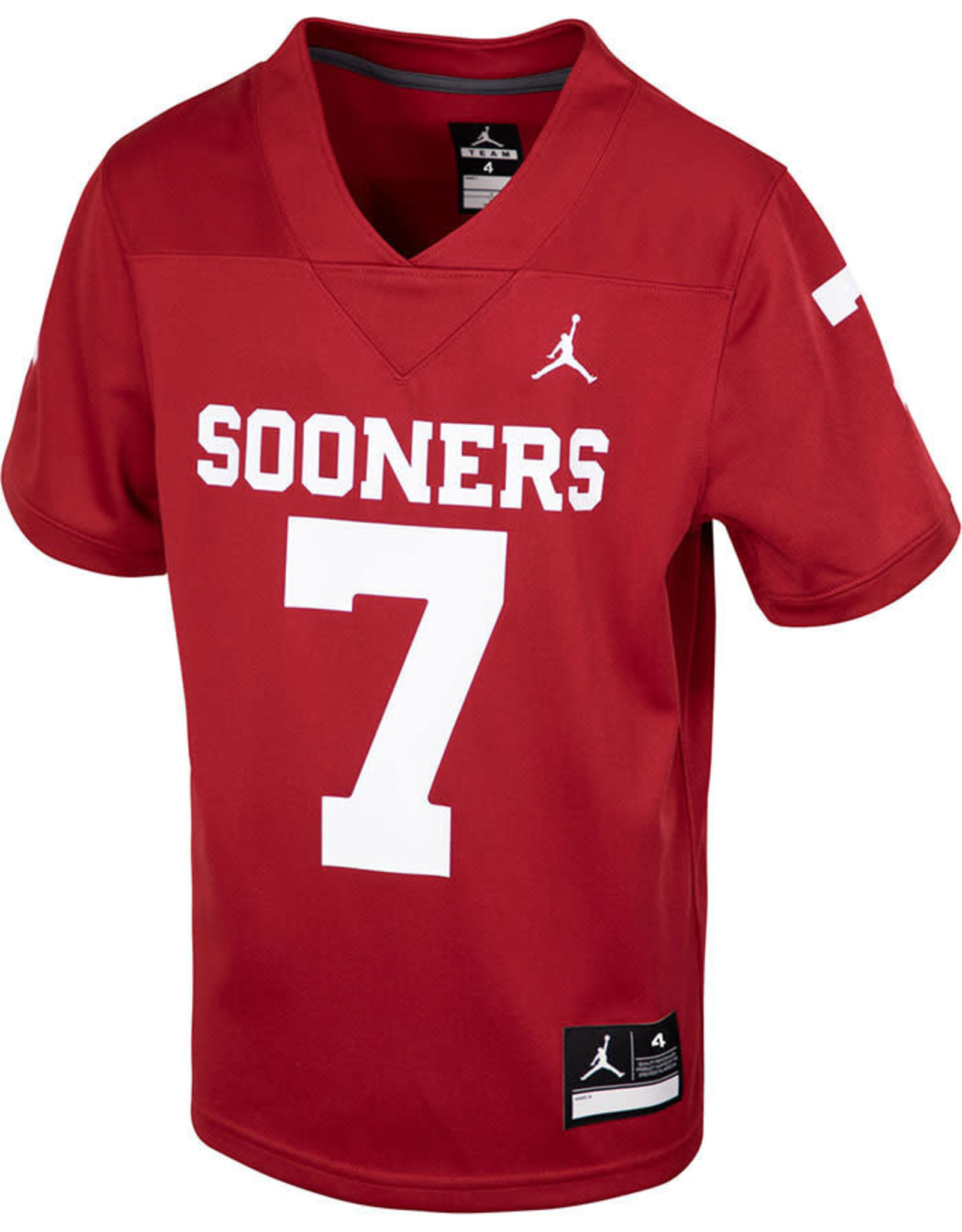 Children's Jordan Brand #7 Replica Sooners Football Jersey