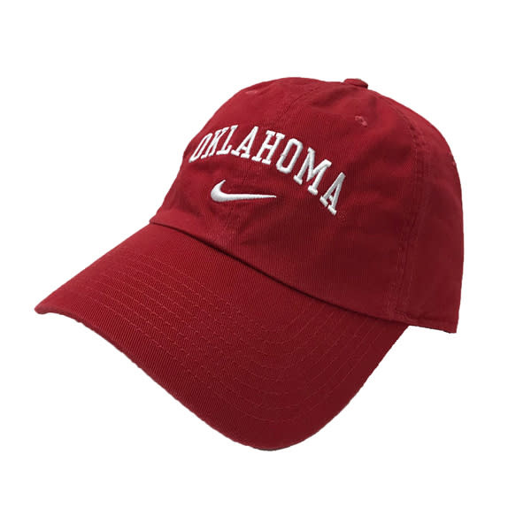 Nike Youth Oklahoma Crimson Campus Cap - Balfour of Norman display picture 3