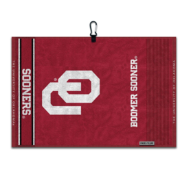 Team Effort OU Sooners Jacquard Woven Golf Towel