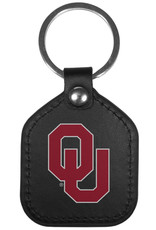 Siskiyou Oklahoma Sooners Leather Square Key Chains