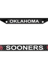 WinCraft Oklahoma Sooners Carbon Fiber License Plate Frame