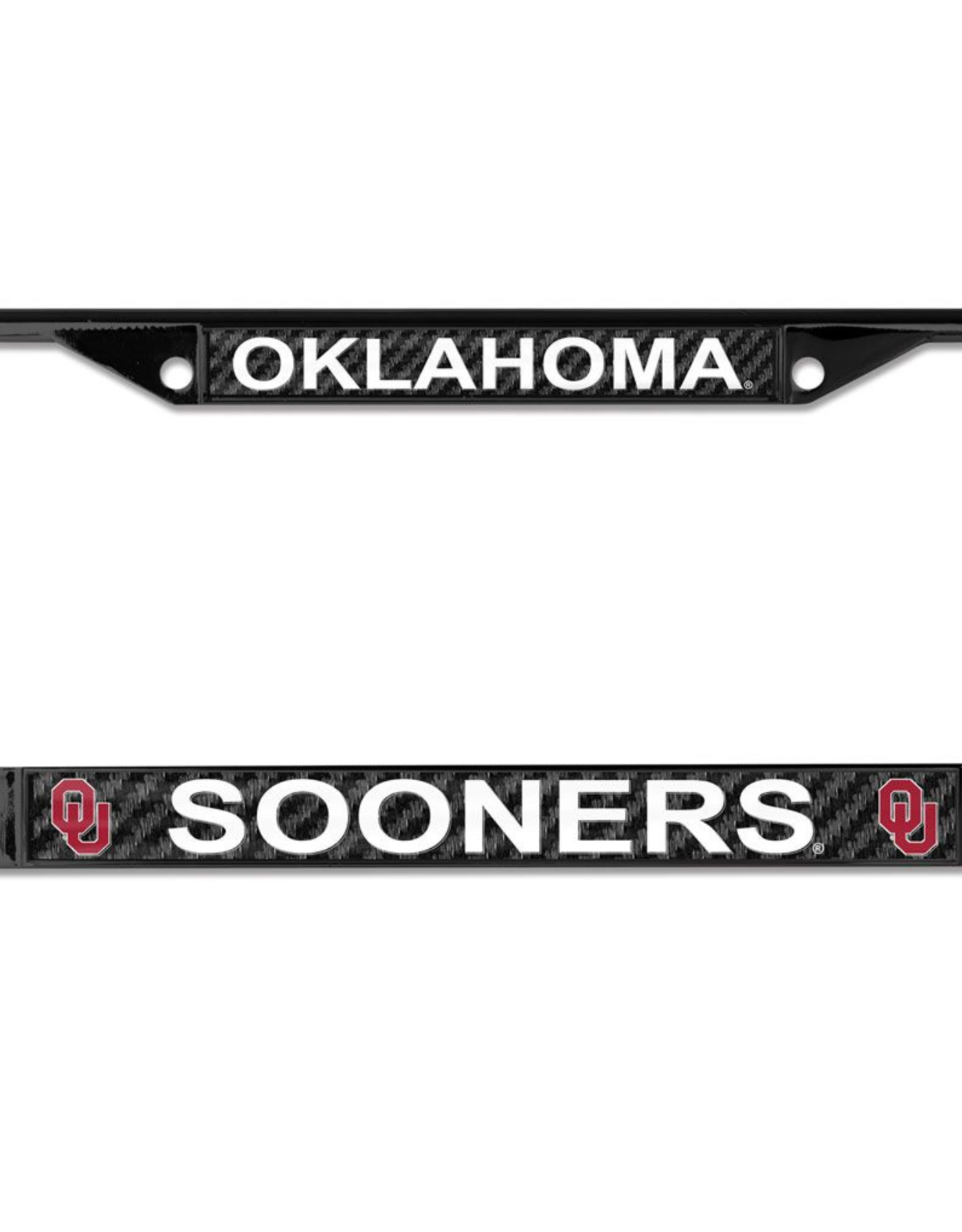 WinCraft Oklahoma Sooners Carbon Fiber License Plate Frame