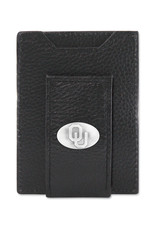 Zep-Pro Zep-Pro Black Pebble Grain Front Pocket Wallet