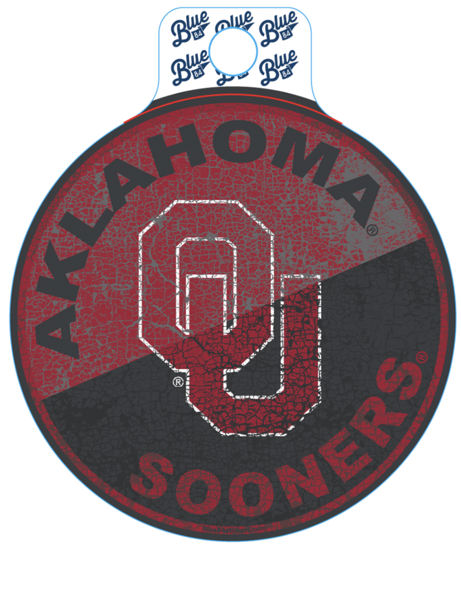 Blue 84 Blue 84 Oklahoma Sooners Sticker