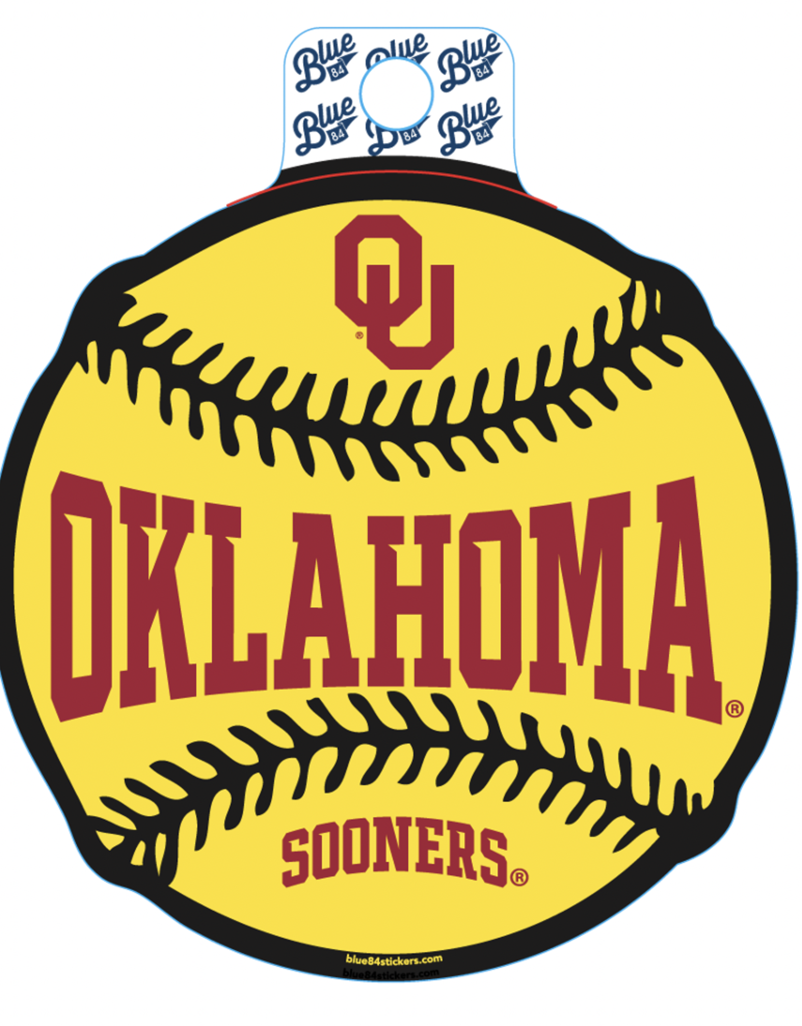 Blue 84 Blue 84 Oklahoma Softball Sticker