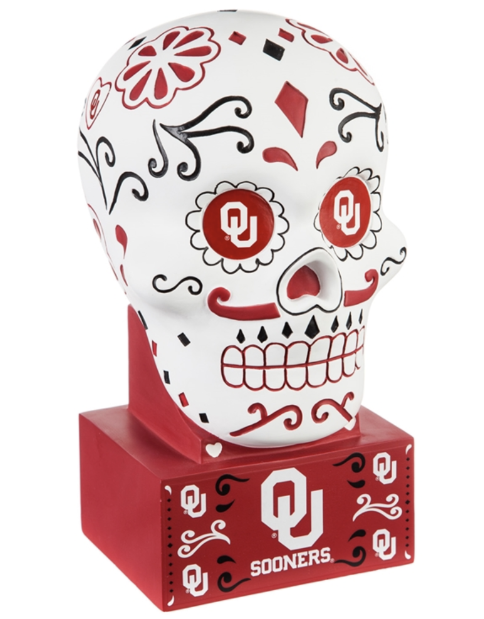 Evergreen OU Sugar Skull Statue