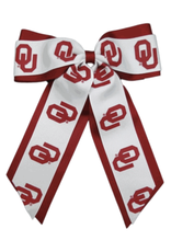 USA Licensed Bows Oklahoma Sooners Jumbo Cheer Pony