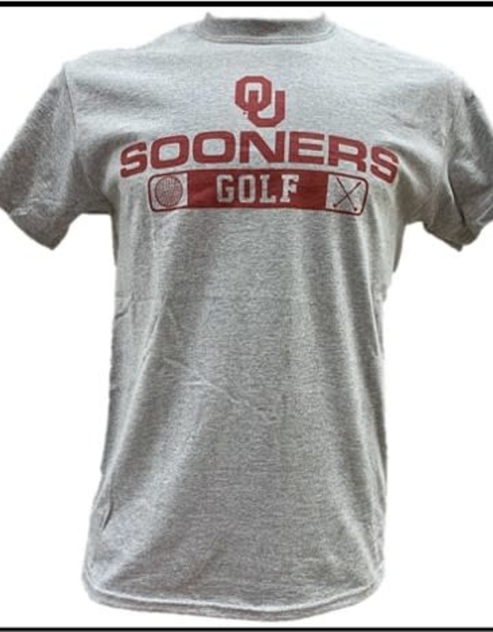 Gildan Basic Cotton Tee Oklahoma Golf Athletic Grey