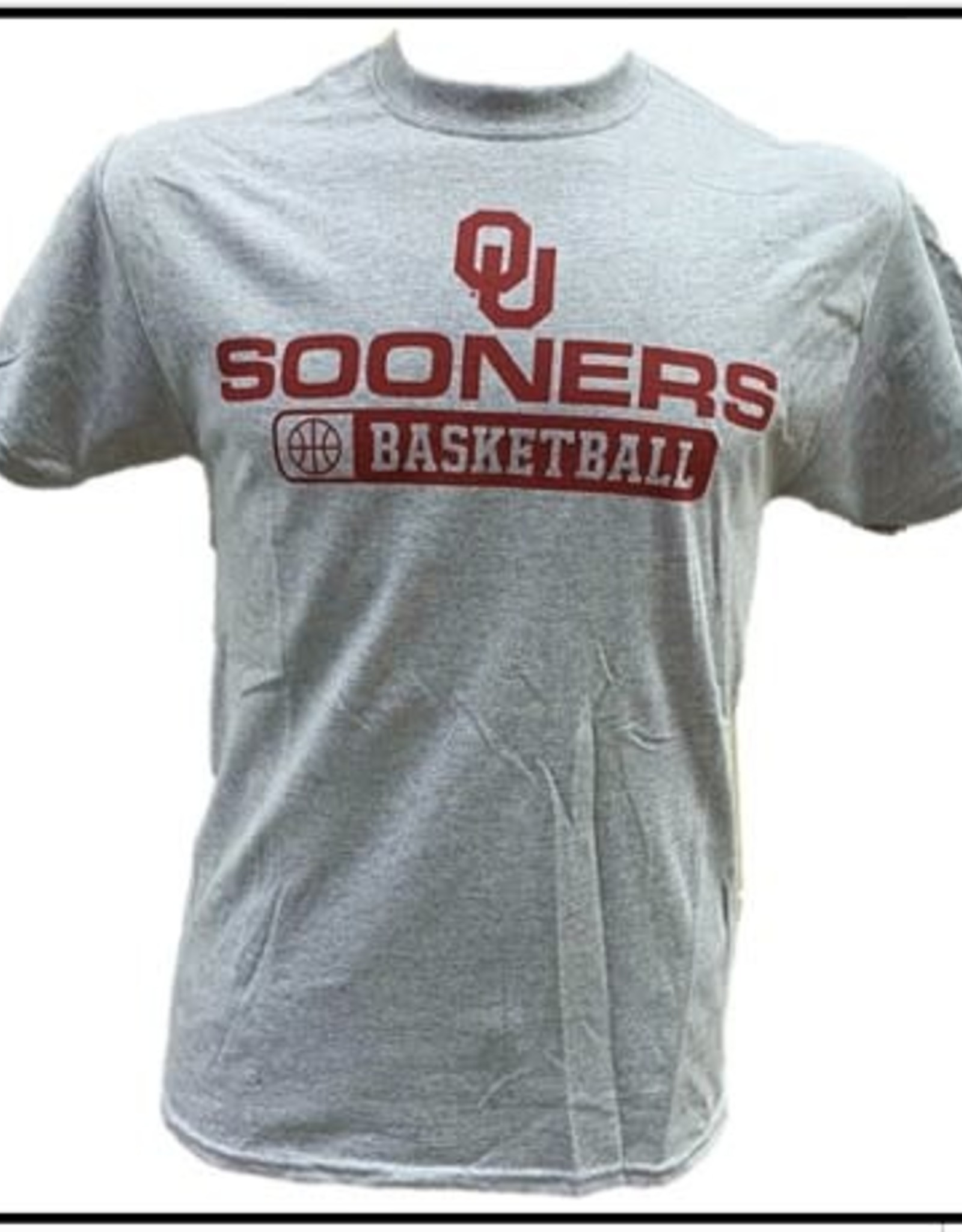 Gildan Basic Cotton Tee Oklahoma Basketball Grey