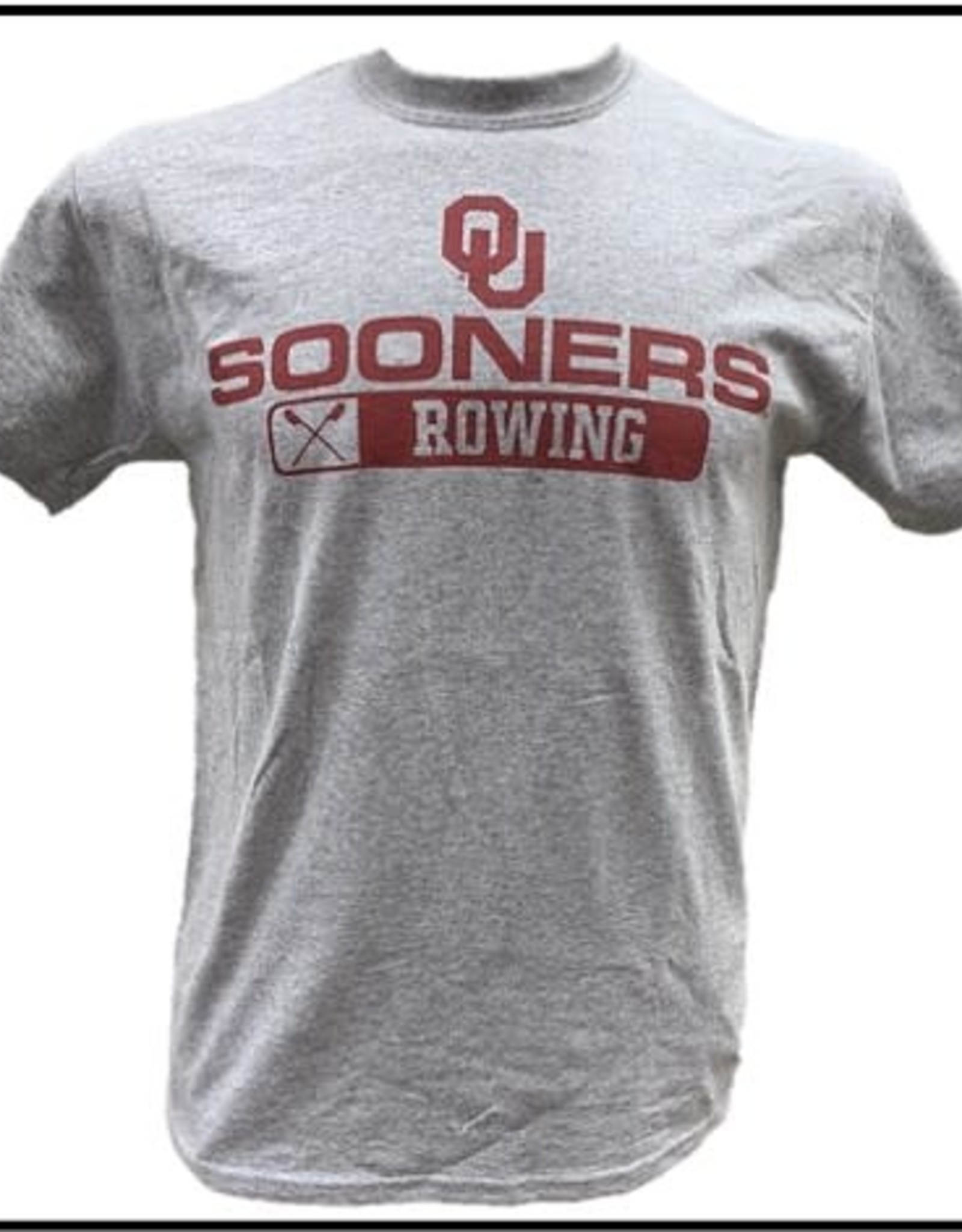 Gildan Basic Cotton Tee Oklahoma Rowing Athletic Grey