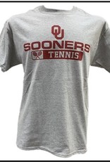 Gildan Basic Cotton Tee Oklahoma Tennis Athletic Grey