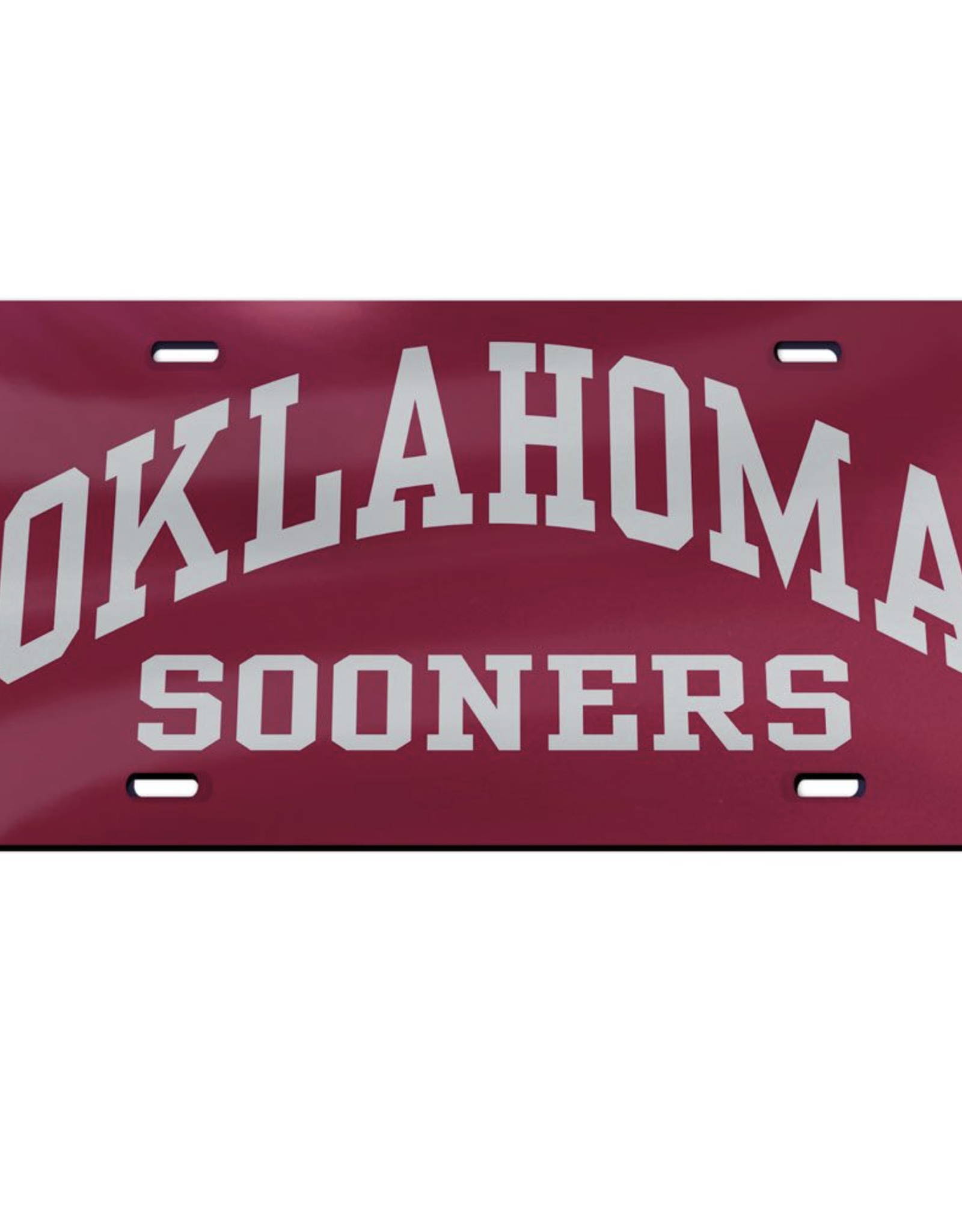 WinCraft Wincraft Oklahoma Sooners Crimson w/ Clear Acrylic License Plate