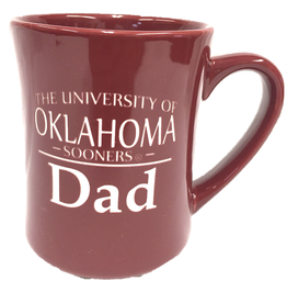 RFSJ 16oz Ceramic Etched Oklahoma Sooners Dad Mug