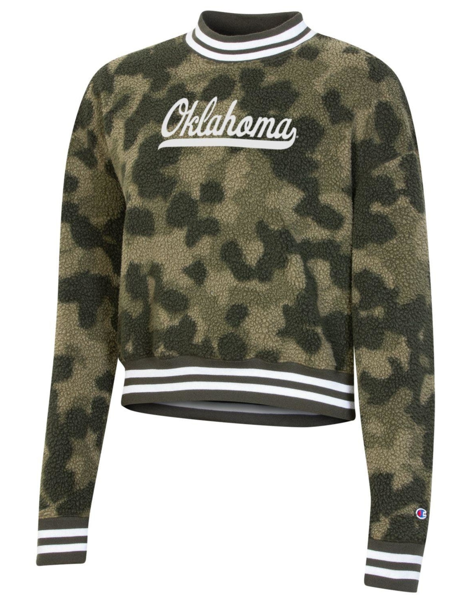 Champion Women's Varsity Sherpa Camo Crew