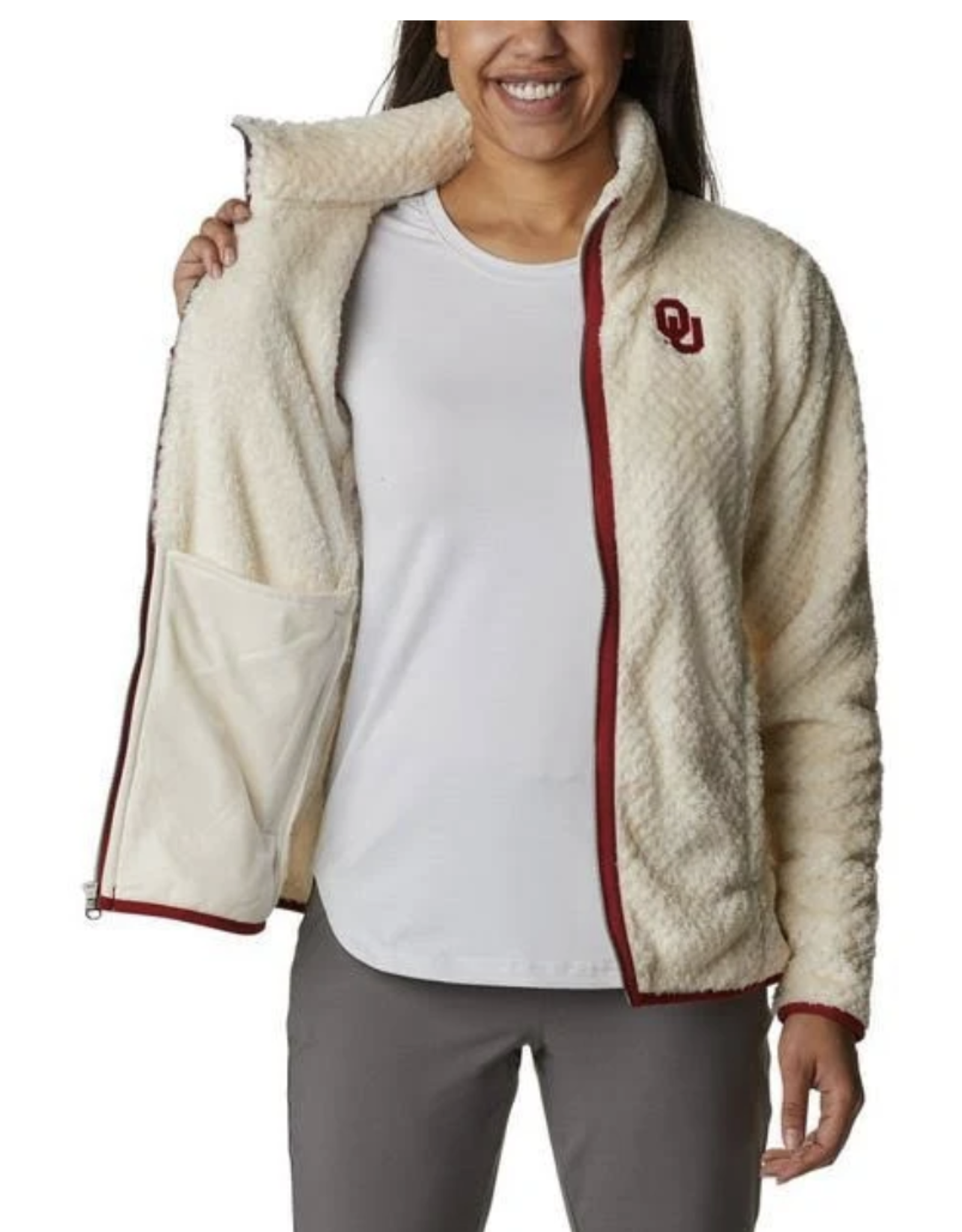 Columbia Women's Columbia OU Fire Side II Full Zip Sherpa