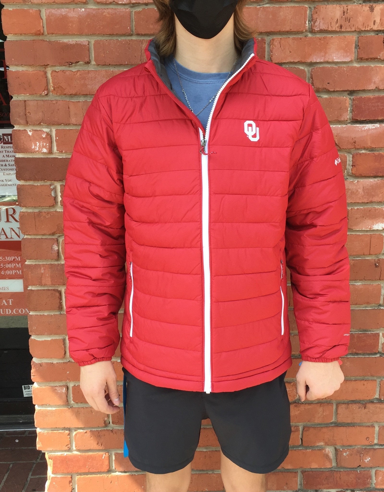 OU Men's Columbia Powder Lite Omni-Heat Jacket - Balfour of Norman