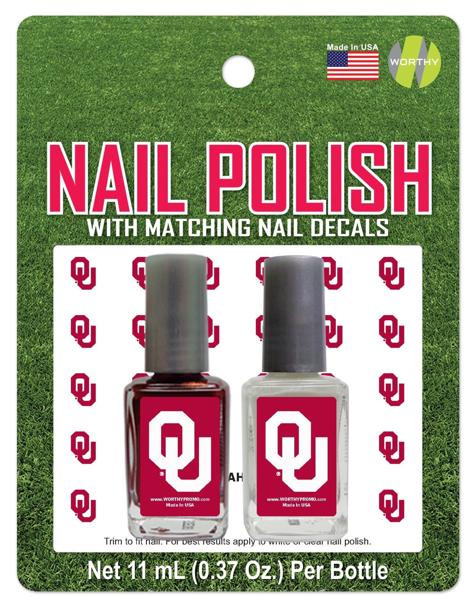 Worthy Nail Polish Set with Nail Decals