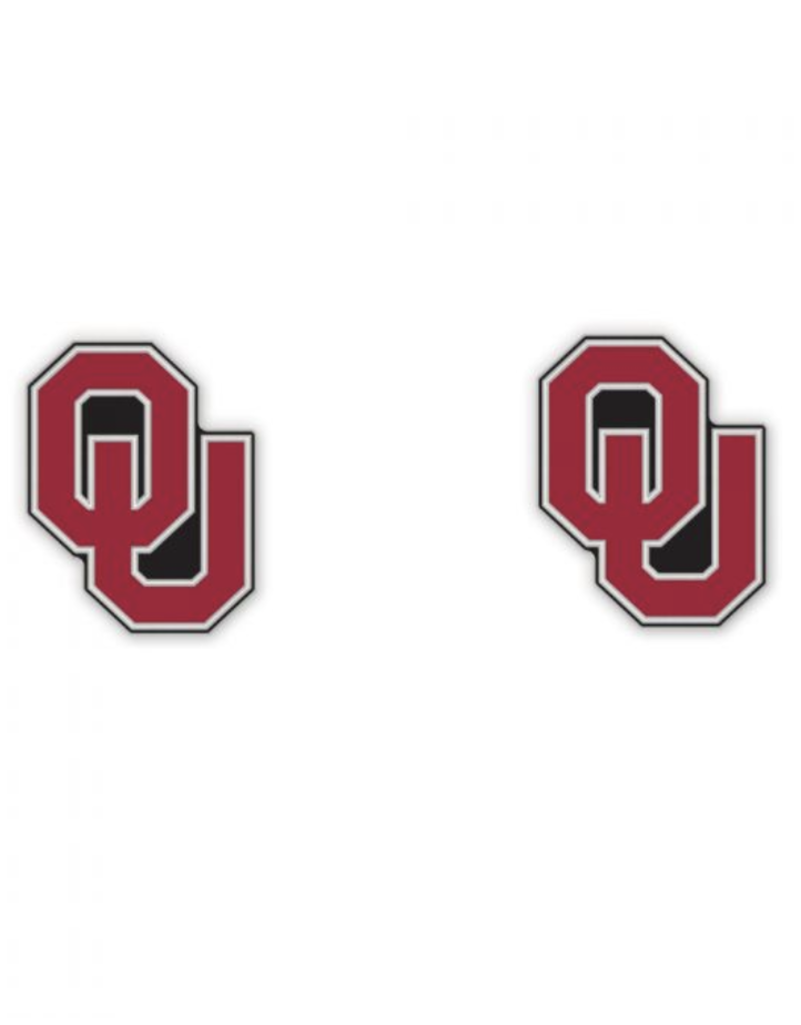 WinCraft OU Crimson Logo Earrings