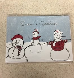 The Fanatic Group OU Snowmen Holiday Card (10pk)