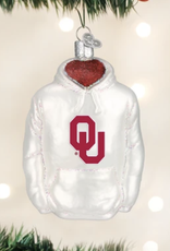 Old World Christmas OU Glass Hoodie Ornament