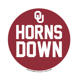 WinCraft Horns Down Button 3"