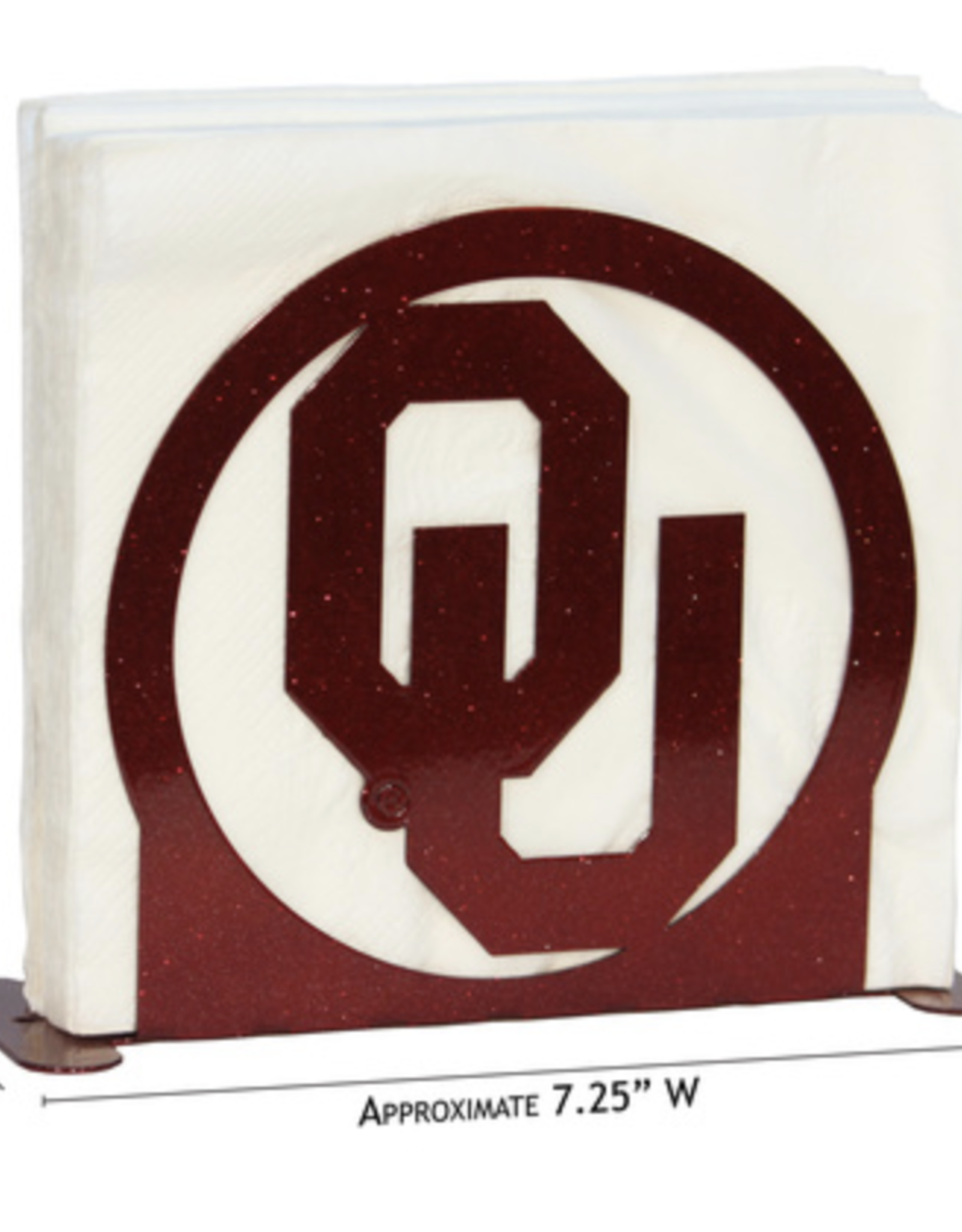 Swen Swen Oklahoma Sooner Metal Letter/Napkin Holder