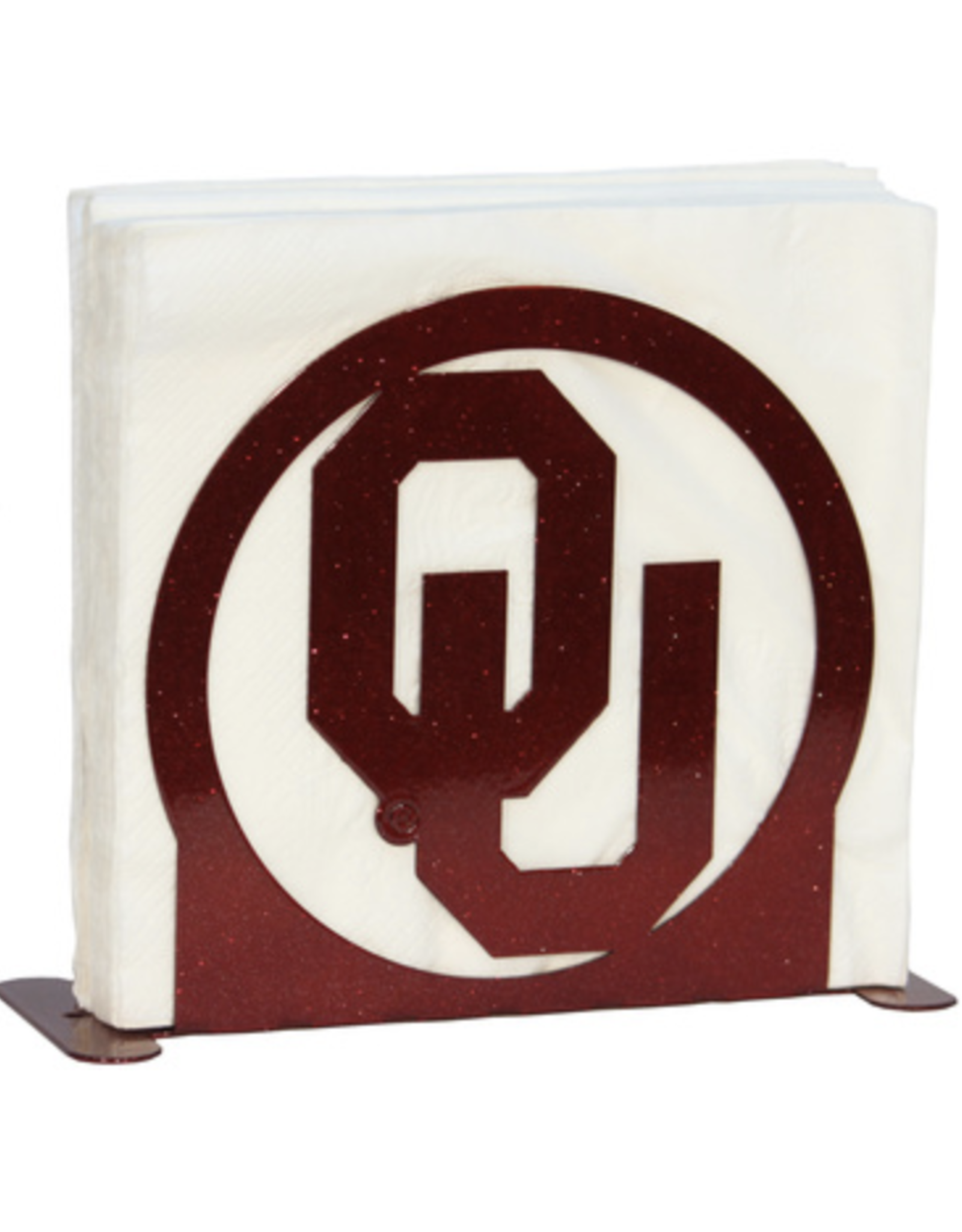 Swen Swen Oklahoma Sooner Metal Letter/Napkin Holder