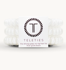 Teleties Coconut White Teleties-Small  3pk