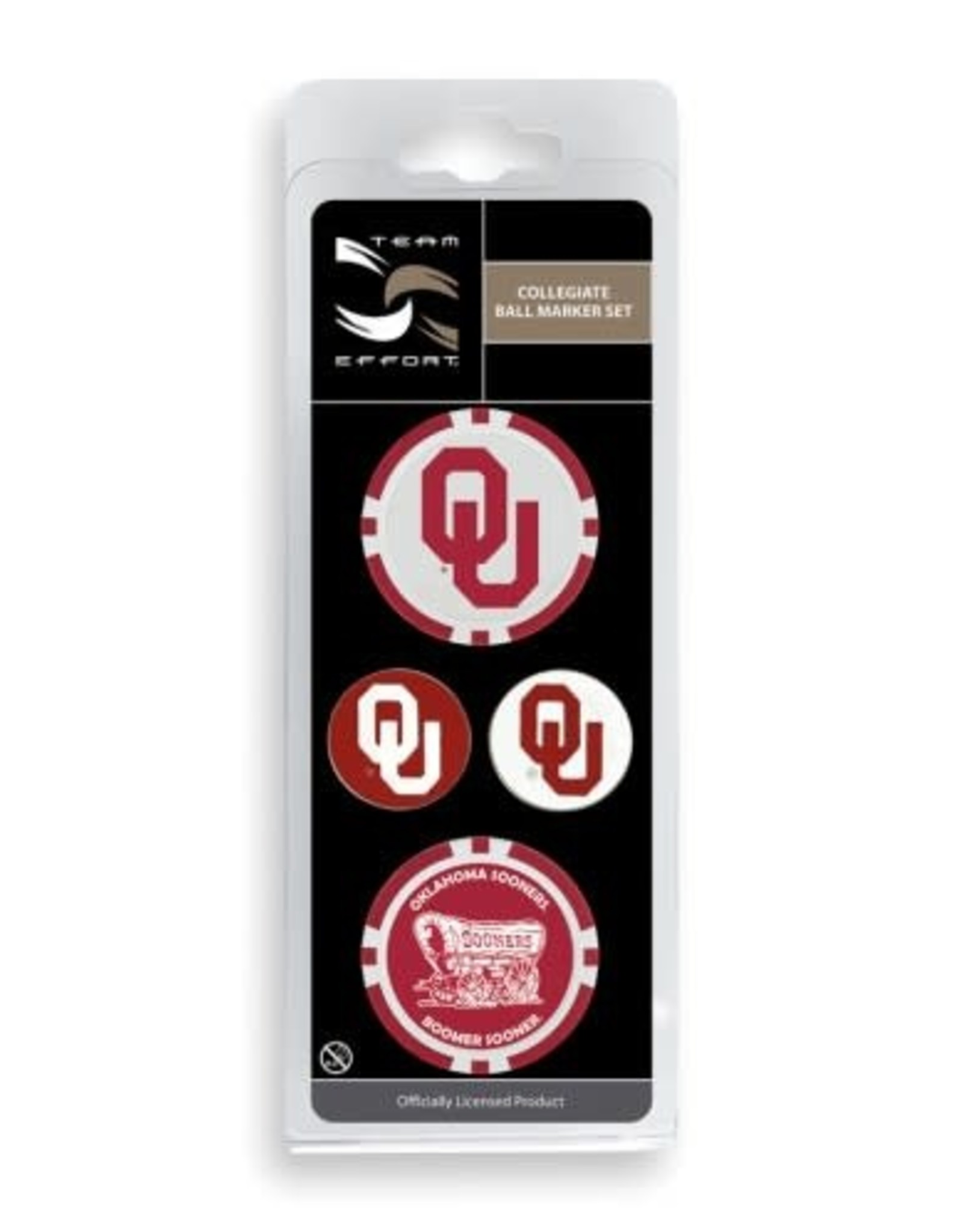 Team Effort Oklahoma Ball Marker Set