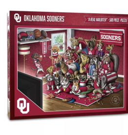 You The Fan Oklahoma Sooners "A Real Nailbiter" 24"x18" 500 Piece Puzzle