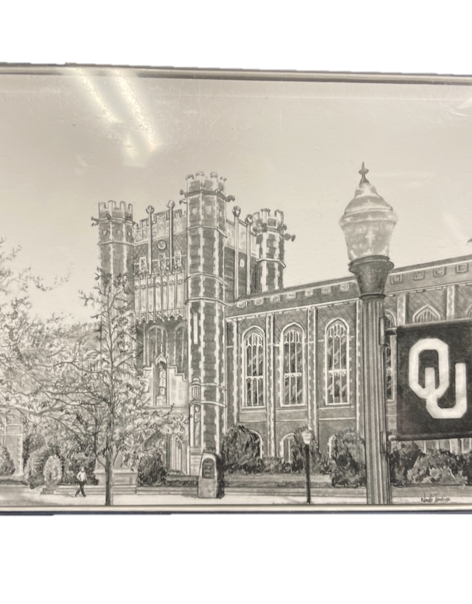 Valiant Gifts Oklahoma Campus Boxed Black and White Note Cards (10 Cards/Box)