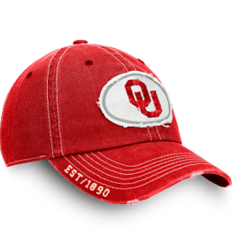 TOW Men's Kut Distressed Patch OU Adjustable Hat