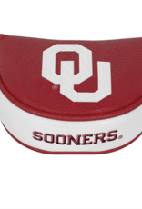 Team Effort Oklahoma Sooners NextGen Mallet Putter Cover Crimson and White