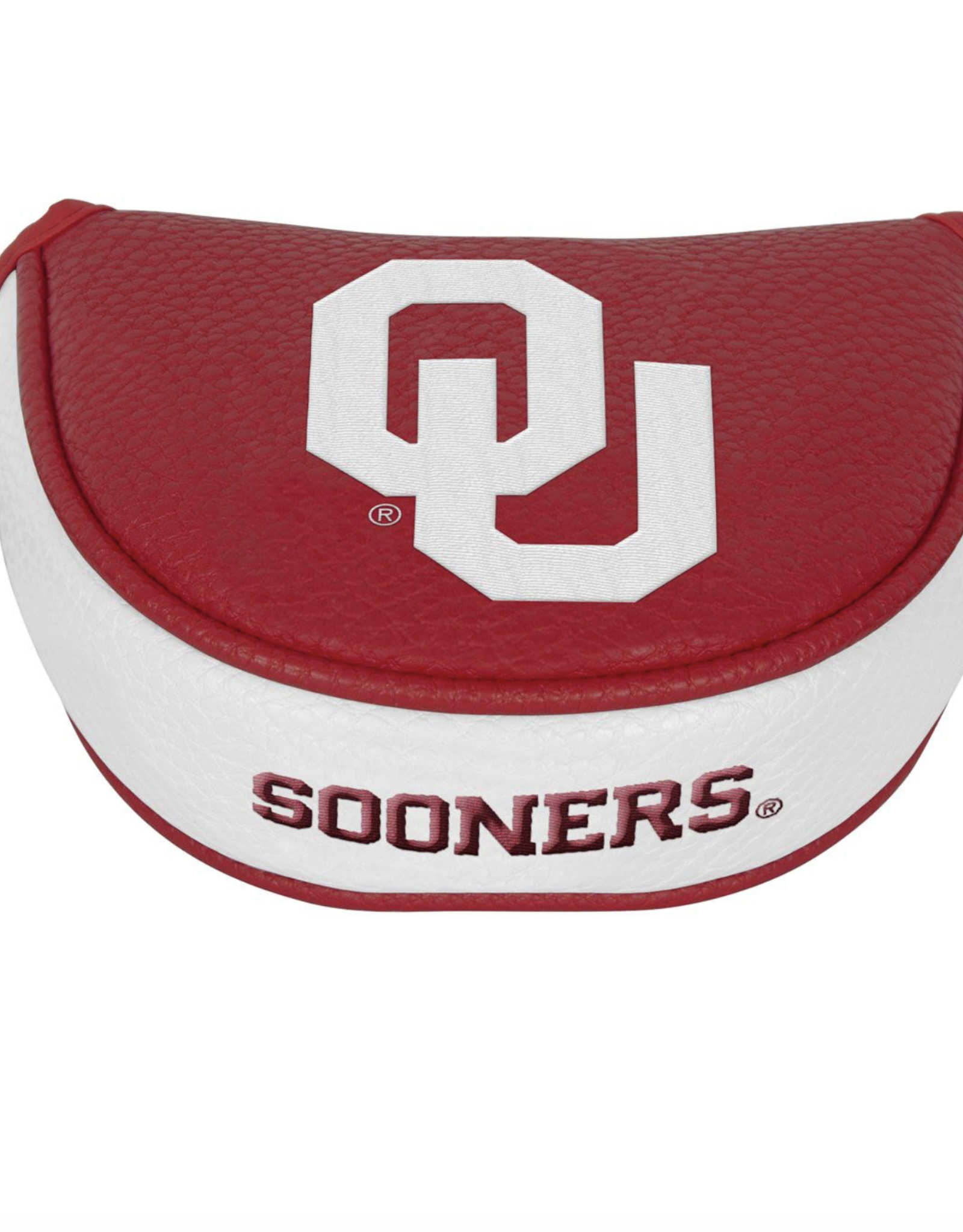 Team Effort Oklahoma Sooner NextGen Mallet Putter Cover Crimson and White