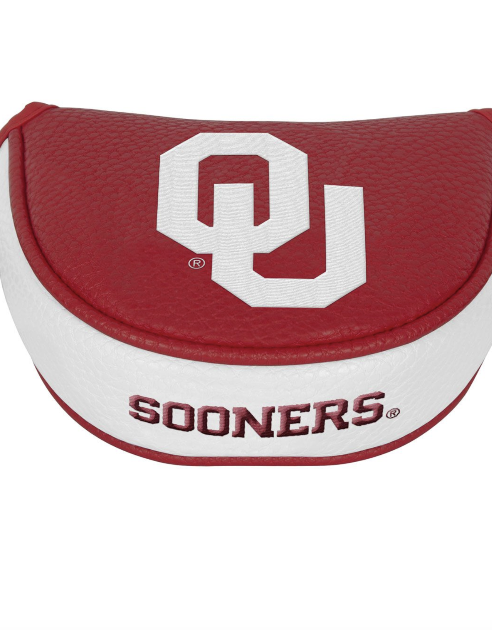 Team Effort Oklahoma Sooners NextGen Mallet Putter Cover Crimson and White