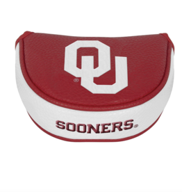 Team Effort Oklahoma Sooners NextGen Mallet Putter Cover Crimson and White