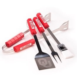 BSI Oklahoma 4 Piece BBQ Tool Set