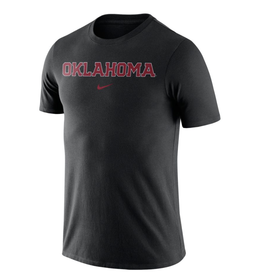 Nike Men's Nike Black Essential Oklahoma Wordmark Tee