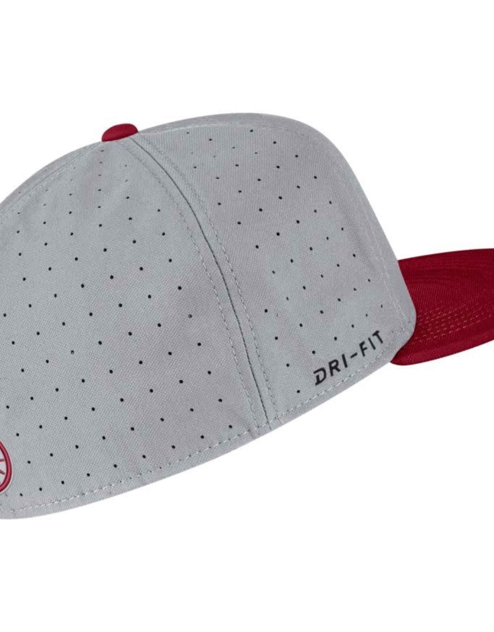 Nike Nike Oklahoma AeroBill On Field Gray/Crimson Bill Baseball Hat