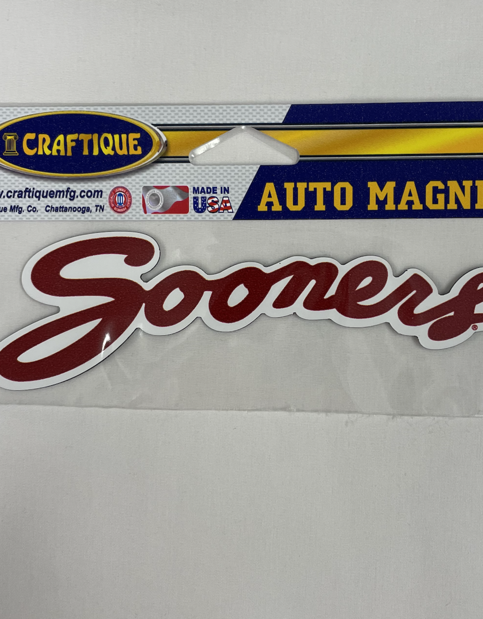 Craftique Craftique 12" Sooner Script Magnet
