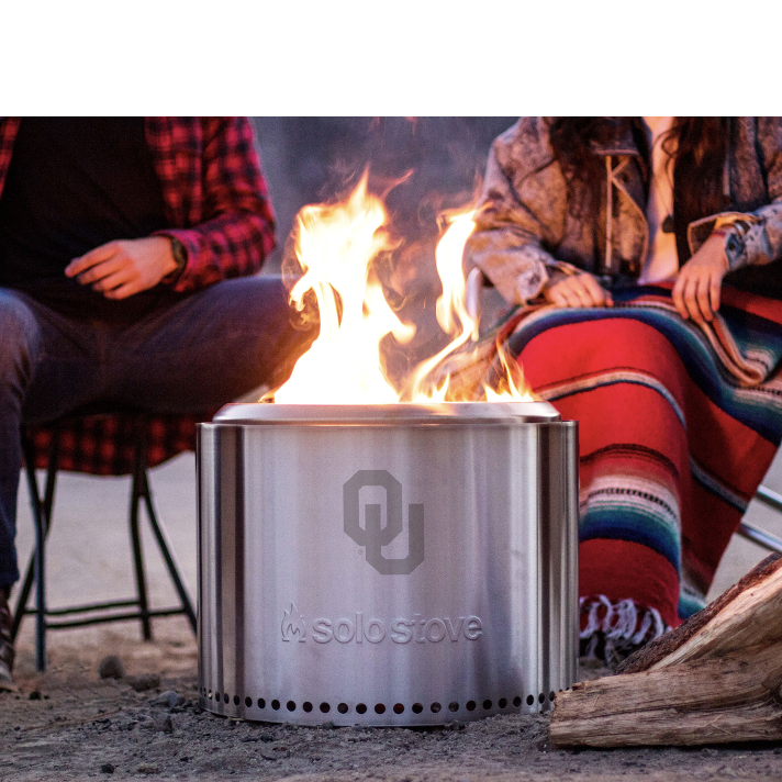 OU Solo Stove Bonfire Stainless Steel Smokeless Fire Pit